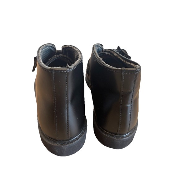 New Bates Lites MEN\'S Black Buckle Leather Chukkas E00083 Size 7.5 D Boots main image 5